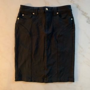 7 for All Mankind Black Skirt sz 29 BNWOT